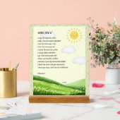 Riddle Art Acryl Bord (Huwelijk)