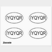 Riddle IYQYR euro Sticker (Vel)