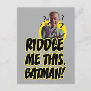 Riddle me deze Batman Briefkaart