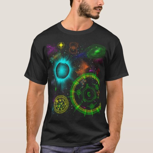 Riddle van de Cosmos T-shirt (Voorkant)