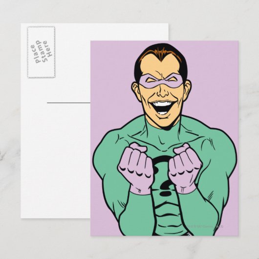 Riddler 2 briefkaart (Voorkant / Achterkant)