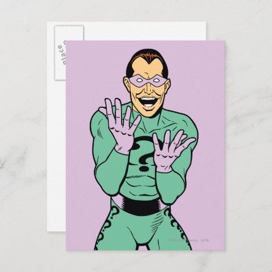Riddler Briefkaart (Voorkant / Achterkant)