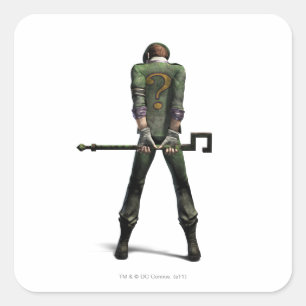Riddler-kleur Vierkante Sticker