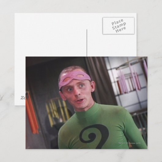 Riddler - Niet gemaskeerd 2 Briefkaart (Voorkant / Achterkant)
