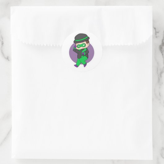 Riddler Questionmark Jacket Sticker (Tas)