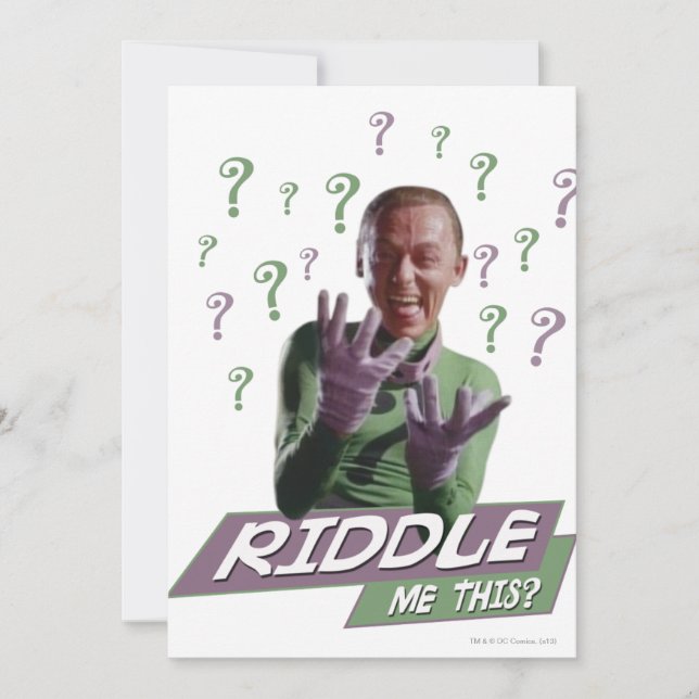 Riddler — Ridderig me dit (Voorkant)