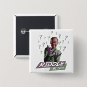 Riddler — Ridderig me dit Vierkante Button 5,1 Cm (Voorkant /achterkant)