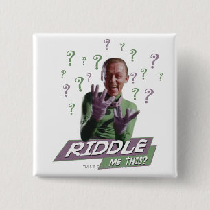Riddler — Ridderig me dit Vierkante Button 5,1 Cm