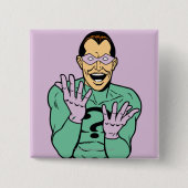 Riddler Vierkante Button 5,1 Cm (Voorkant)