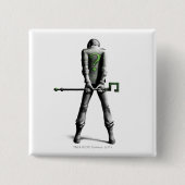 Riddler Vierkante Button 5,1 Cm (Voorkant)