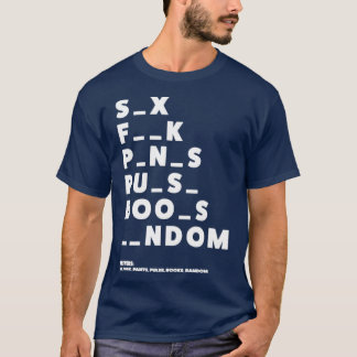 Riddles met dubbelzinnige termen: Geniet van films T-shirt