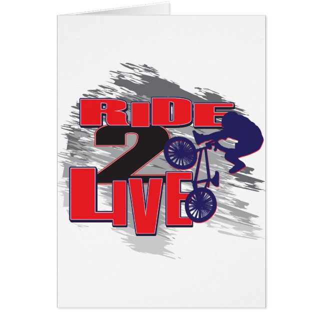 Ride 2 Live 2 Ride BMX rider (Voorkant)