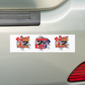 Ride 2 Live 2 Ride BMX rider Bumpersticker (Op auto)
