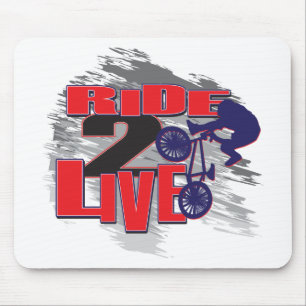 Ride 2 Live 2 Ride BMX rider Muismat