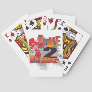 Ride 2 Live BMX Biker Pokerkaarten