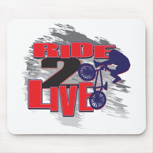 Ride 2 Live BMX Rider Muismat (Voorkant)