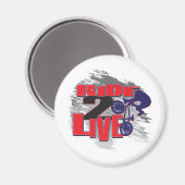 Ride 2 Live BMX Rijder Magneet (Voorkant / Achterkant)