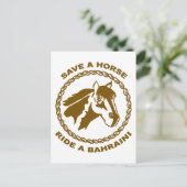 Ride A Bahraini Briefkaart (Staand voorkant)