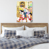 Ride-a-Cock-Horse Canvas Afdruk (Insitu (Slaapkamer))