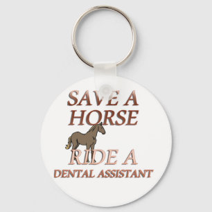 Ride a Dental Assistant Sleutelhanger