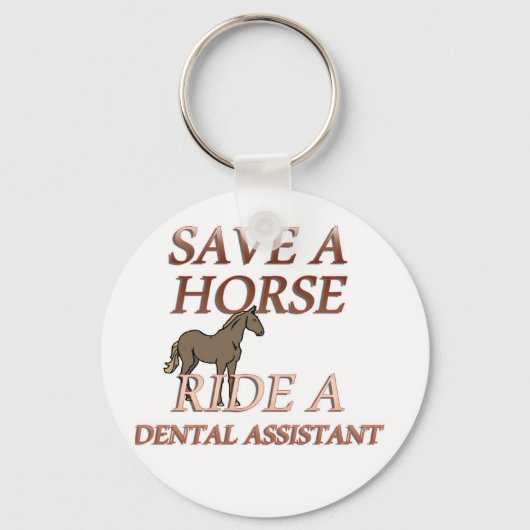 Ride a Dental Assistant Sleutelhanger (Voorkant)