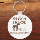 Ride a Dental Assistant Sleutelhanger (Voorkant)