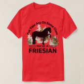 Ride a Friesian T-shirt (Design voorkant)