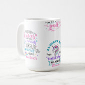 Ride a Unicorn Mok (Voorkant links)