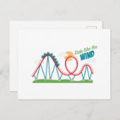 Ride-achtige wind briefkaart (Voorkant / Achterkant)