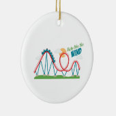 Ride-achtige wind keramisch ornament (Rechts)