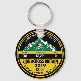 RIDE ACROSS BRITAIN 2019 SLEUTELHANGER