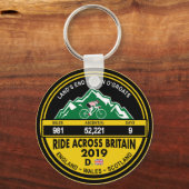 RIDE ACROSS BRITAIN 2019 SLEUTELHANGER (Voorkant)