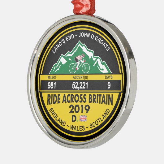 RIDE ACROSS BRITAIN 2019 TREE ORNAMENT (Links)