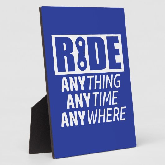 Ride, alles, altijd, overal fotoplaat (Zijkant)