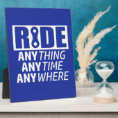 Ride, alles, altijd, overal fotoplaat (Zijkant)