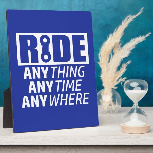 Ride, alles, altijd, overal fotoplaat (Zijkant)