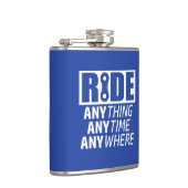 Ride, alles, altijd, overal heupfles (Rechts)