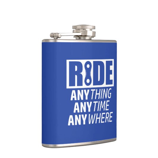 Ride, alles, altijd, overal heupfles (Rechts)