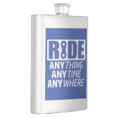 Ride, alles, altijd, overal heupfles (Rechts)