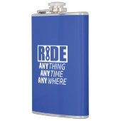 Ride, alles, altijd, overal heupfles (Links)