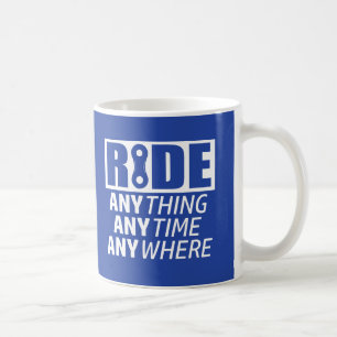 Ride, alles, altijd, overal koffiemok