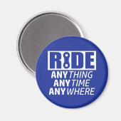 Ride, alles, altijd, overal magneet (Voorkant / Achterkant)