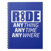 Ride, alles, altijd, overal notitieboek (Voorkant)