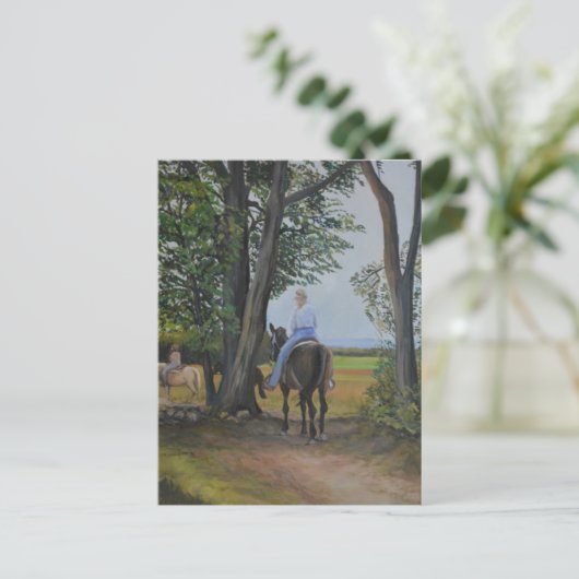 Ride Along Original Art Briefkaart (Staand voorkant)