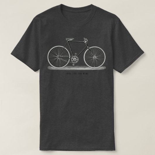 Ride als de fiets van de Windenergie T-shirt (Design voorkant)