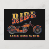 Ride als de wind briefkaart (Voorkant)