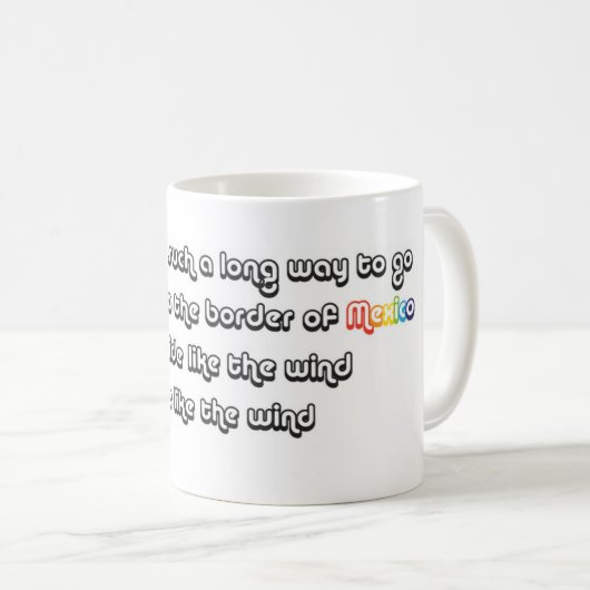 Ride als de wind koffiemok (Voorkant rechts)