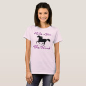 Ride als de wind t-shirt (Voorkant volledig)