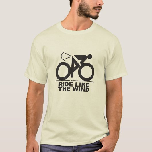 Ride als de wind t-shirt (Voorkant)