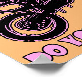 Ride als een meisje met vuile Poster (Hoek)